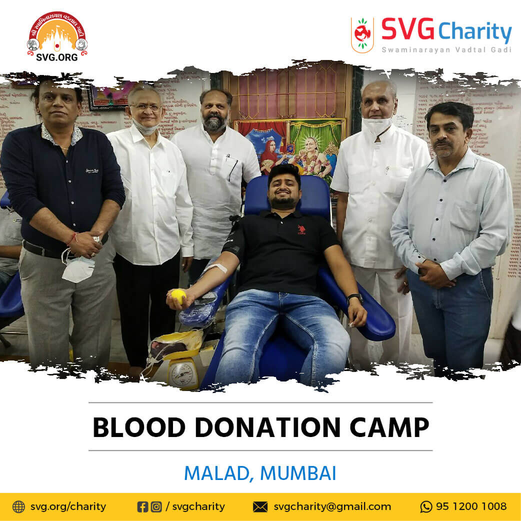 SVG Charity : Blood Donation Camp – Malad, Mumbai | 19 Dec 2021