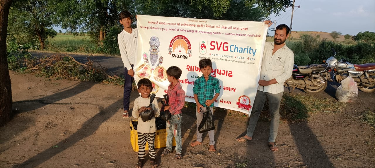 SVG Charity Food Distribution – Bhupgadh Rajkot Gujarat 05 Oct 2022 1