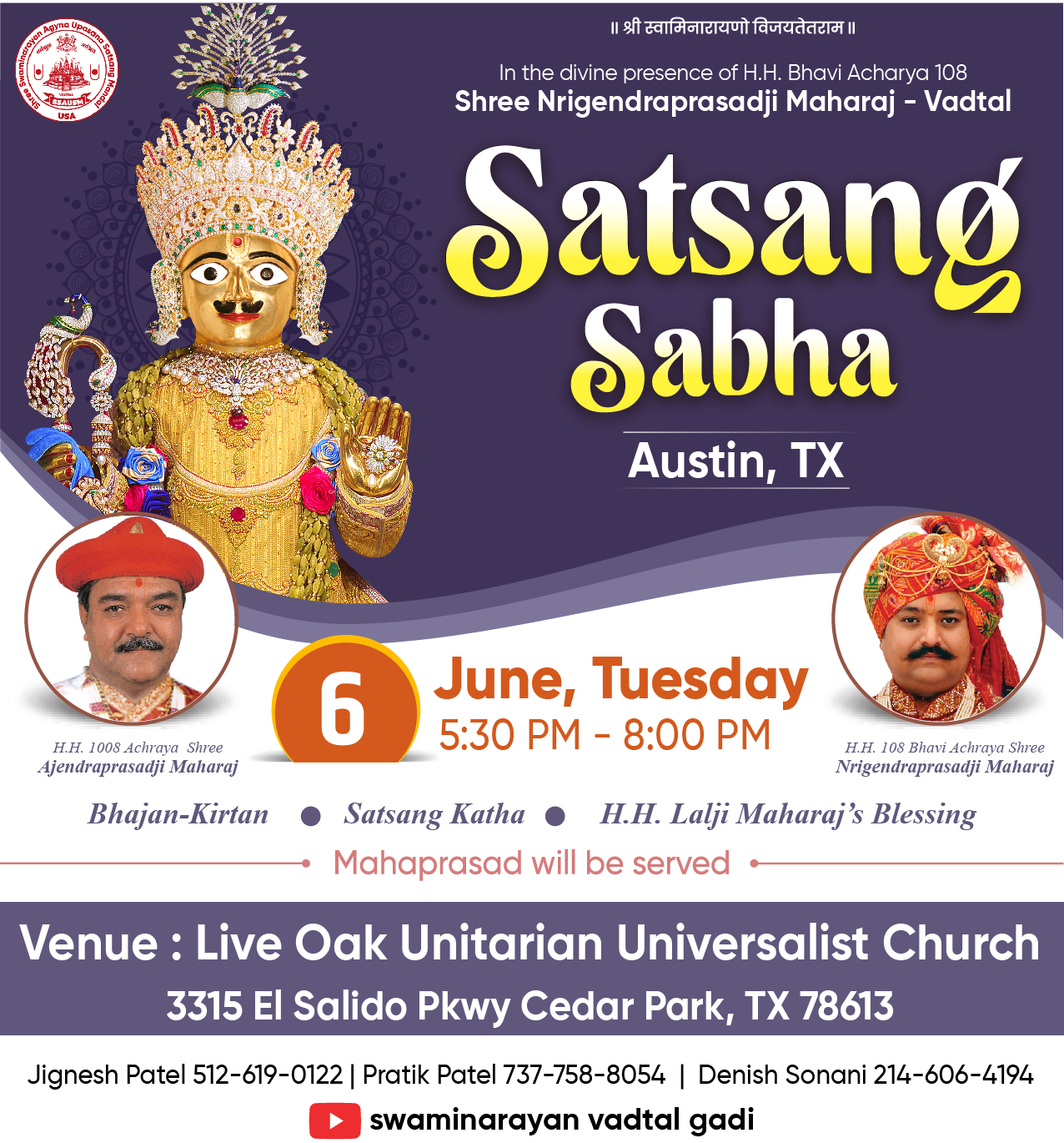 Satsang Sabha - Austin - TX 06-06-2023